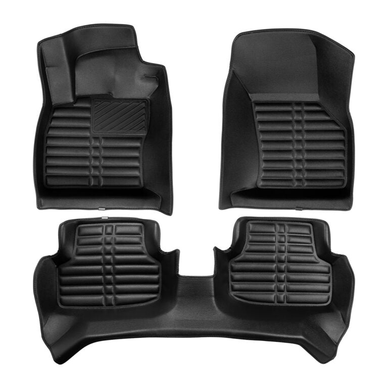 5D Premium Auto Fussmatten TPE Set passend für Seat Leon (3.Gen) Baujahr 2012-2020