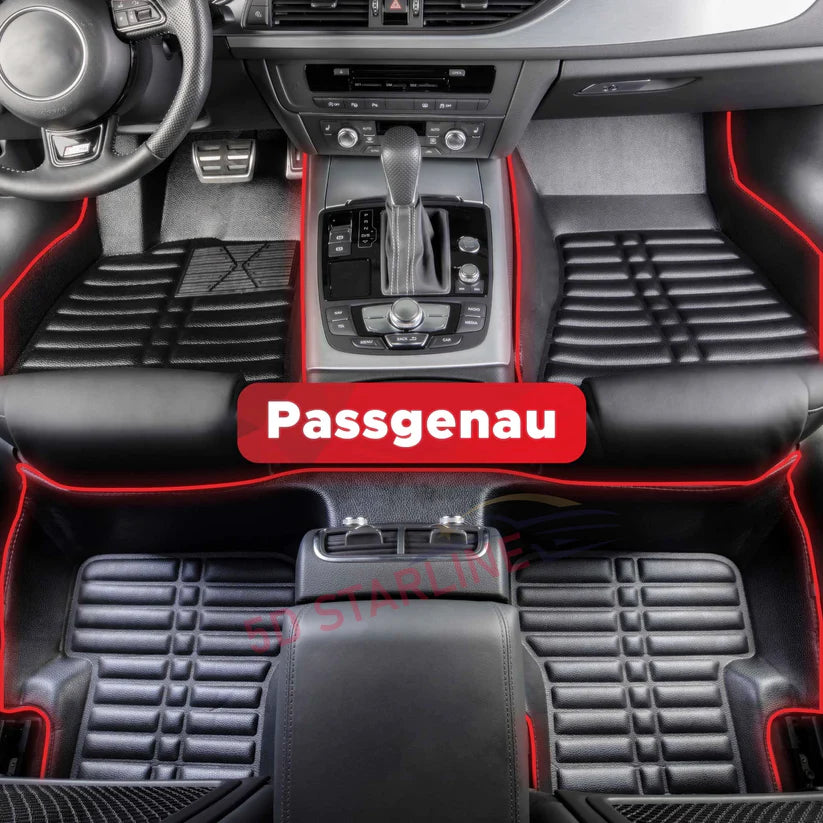 5D Starline Premium Auto Fussmatten TPE Set passend für Dacia Duster (1.Gen) Baujahr 2010-2018