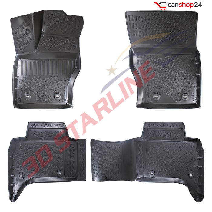 3D Starline Gummimatten Set für LAND ROVER (Range Rover Sport) 2.Gen (L494) ab 2013  Auto Fußmatten passgenaue ekstra hoher